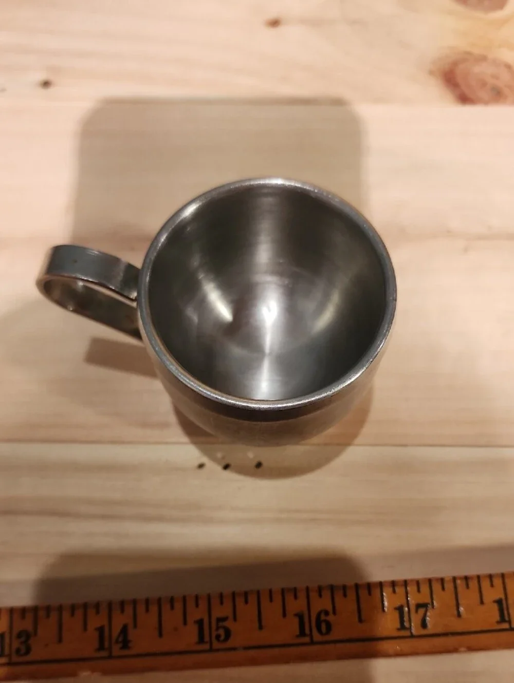 World Tableware 3oz Stainless Steel Espresso Cup